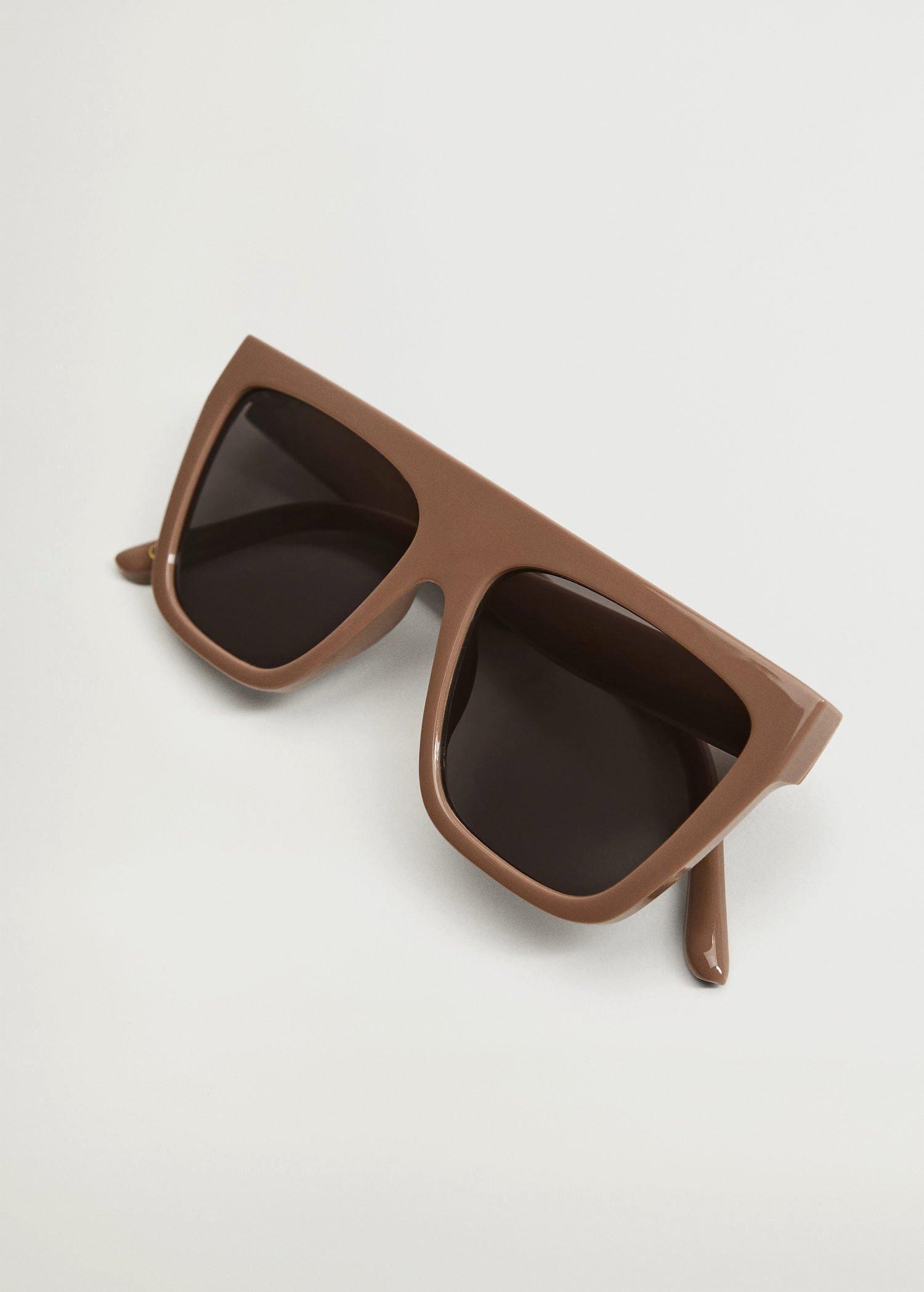 Medium Brown Acetate Frame Sunglasses, Women, , large image number 2