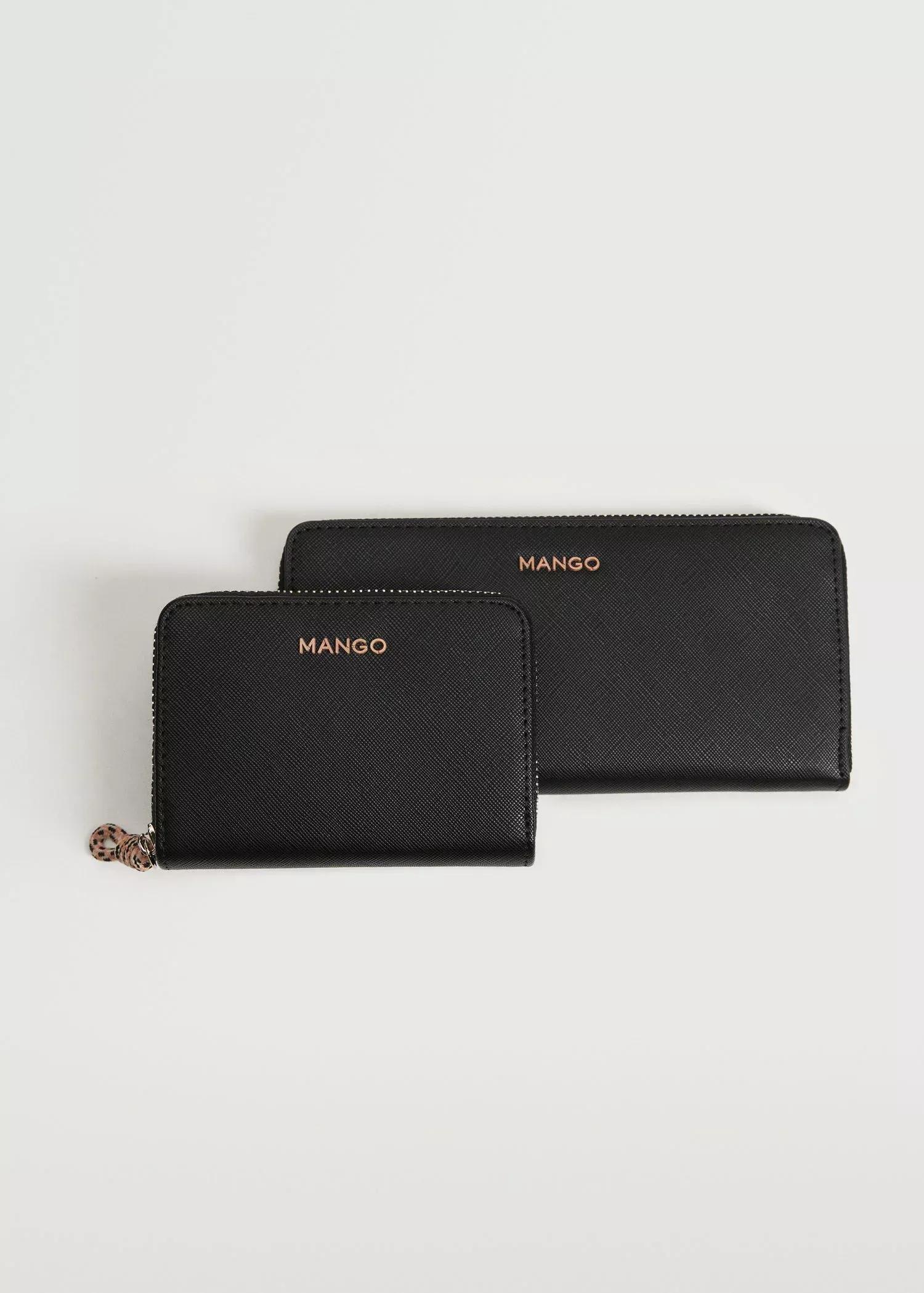 Black Knot Saffiano-Effect Wallet, Women, , large image number 3