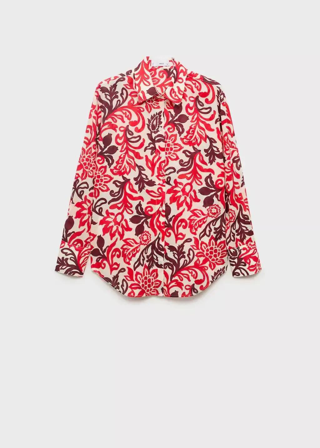 Multicolour Printed Cotton Shirt, , large image number 3