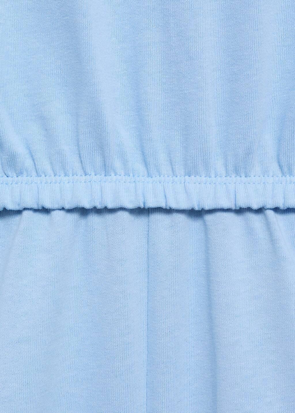 LT-PASTEL BLUE Short distressed jumpsuit, Kids Girl, , large image number 2