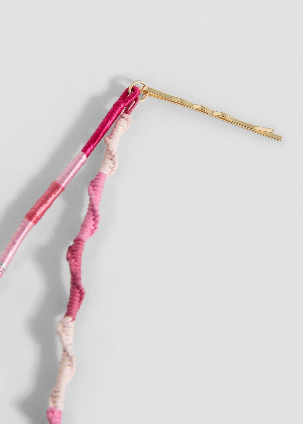 PINK Hairclip, Kids Girl, Pink, large image number 0