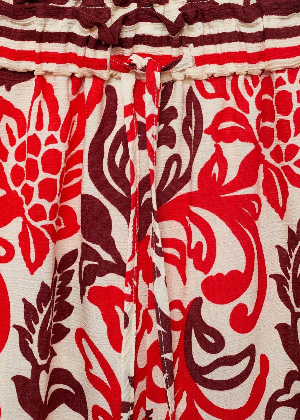 Multicolour Flowy Printed Trousers, , large image number 4