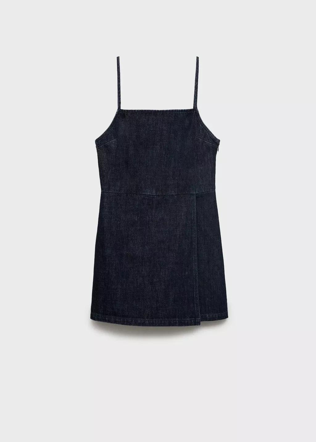 Navy Denim Jumpsuit Short, , large image number 3