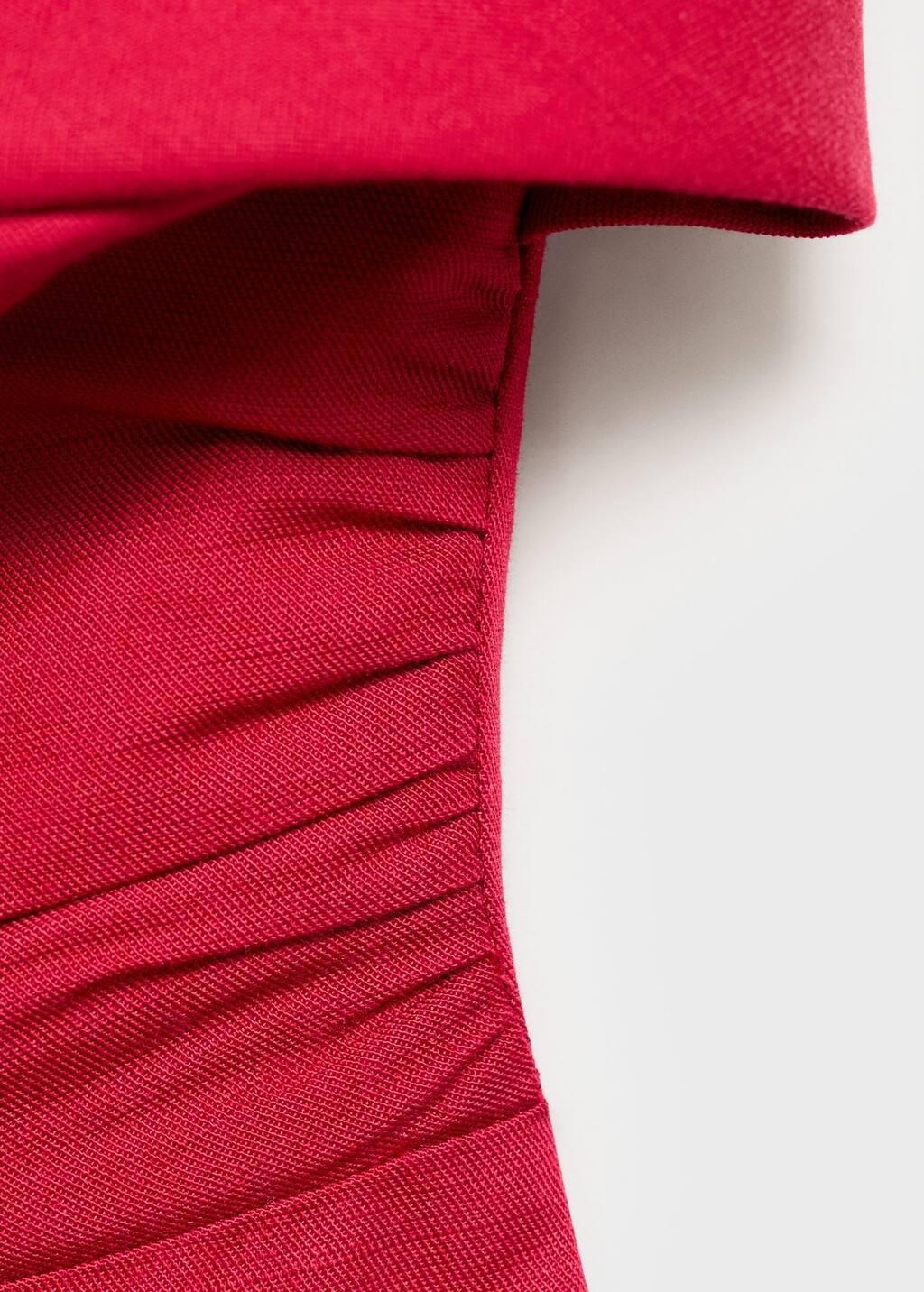 Red Long Strapless Jumpsuit, , large image number 4