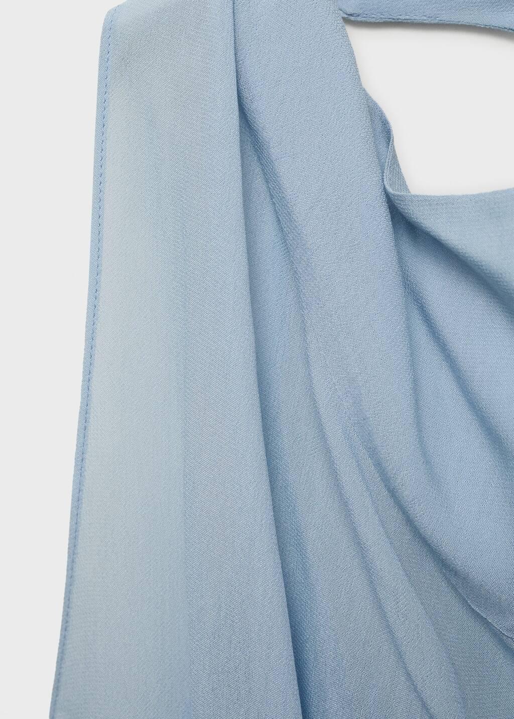 LT-PASTEL BLUE Puffed open-back bodysuit, , large image number 5