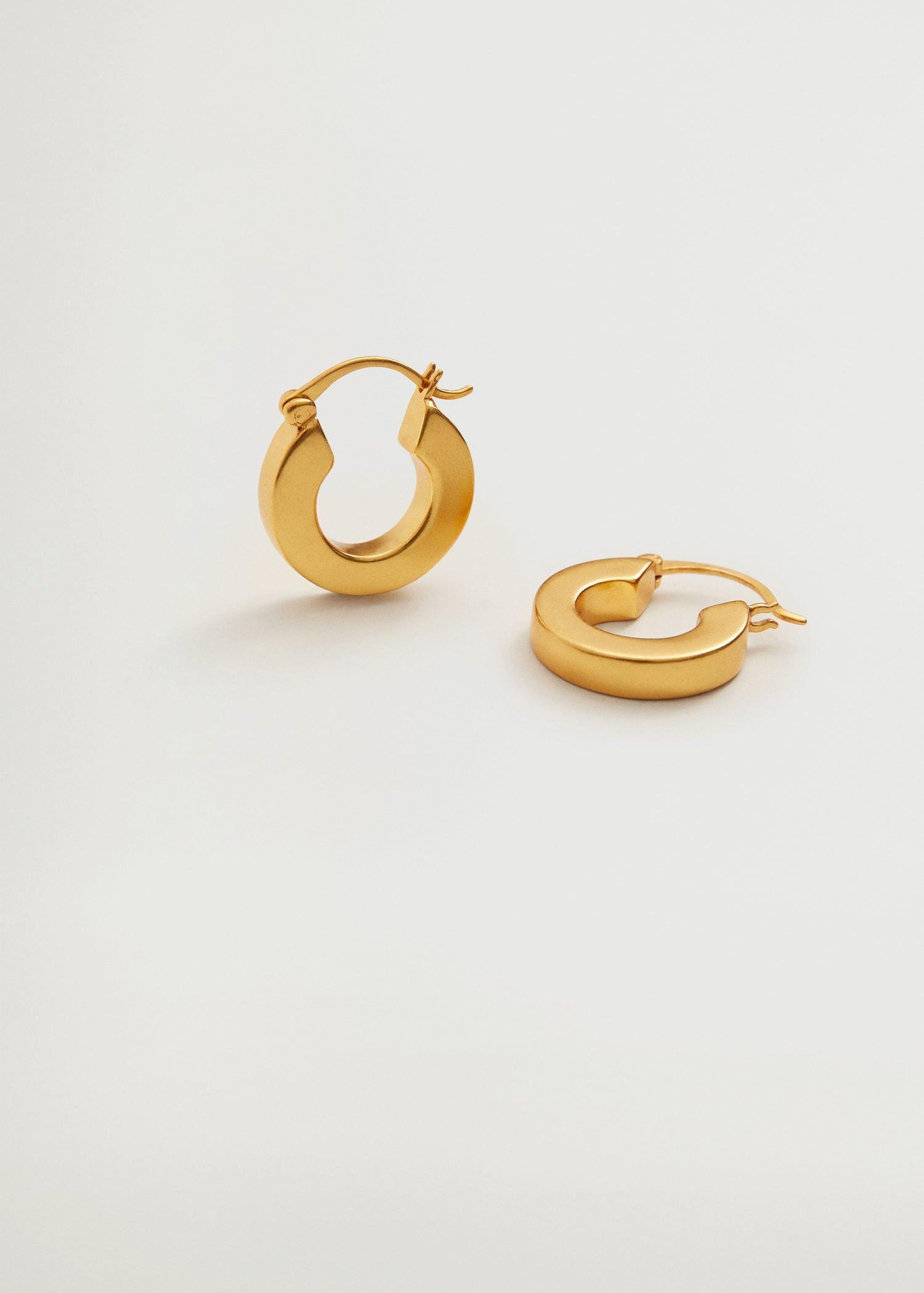 Gold Hoop Earrings, , large image number 0