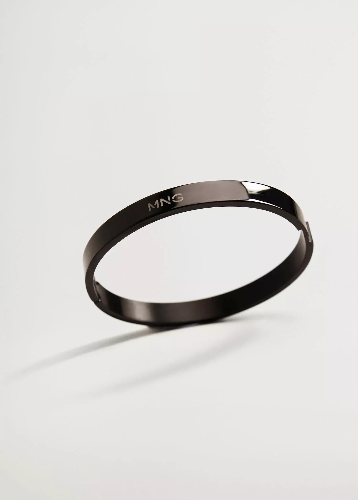 Black Stainless Steel Bracelet, Men, , large image number 3