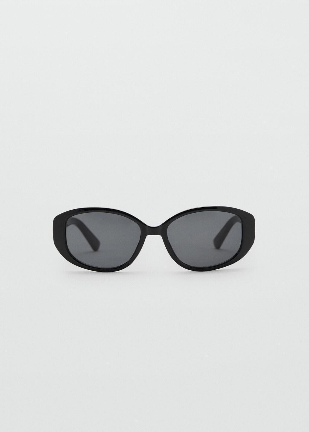 Black Resin Frame Sunglasses, Black, large image number 7