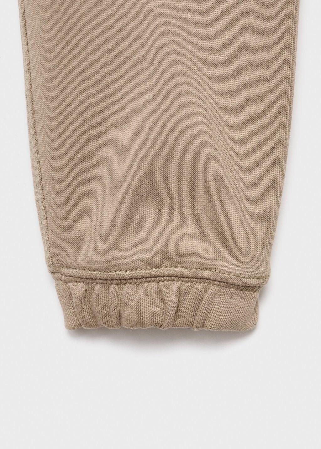 Brown Cargo Joggers With Drawstring, Baby Boys, , large image number 7