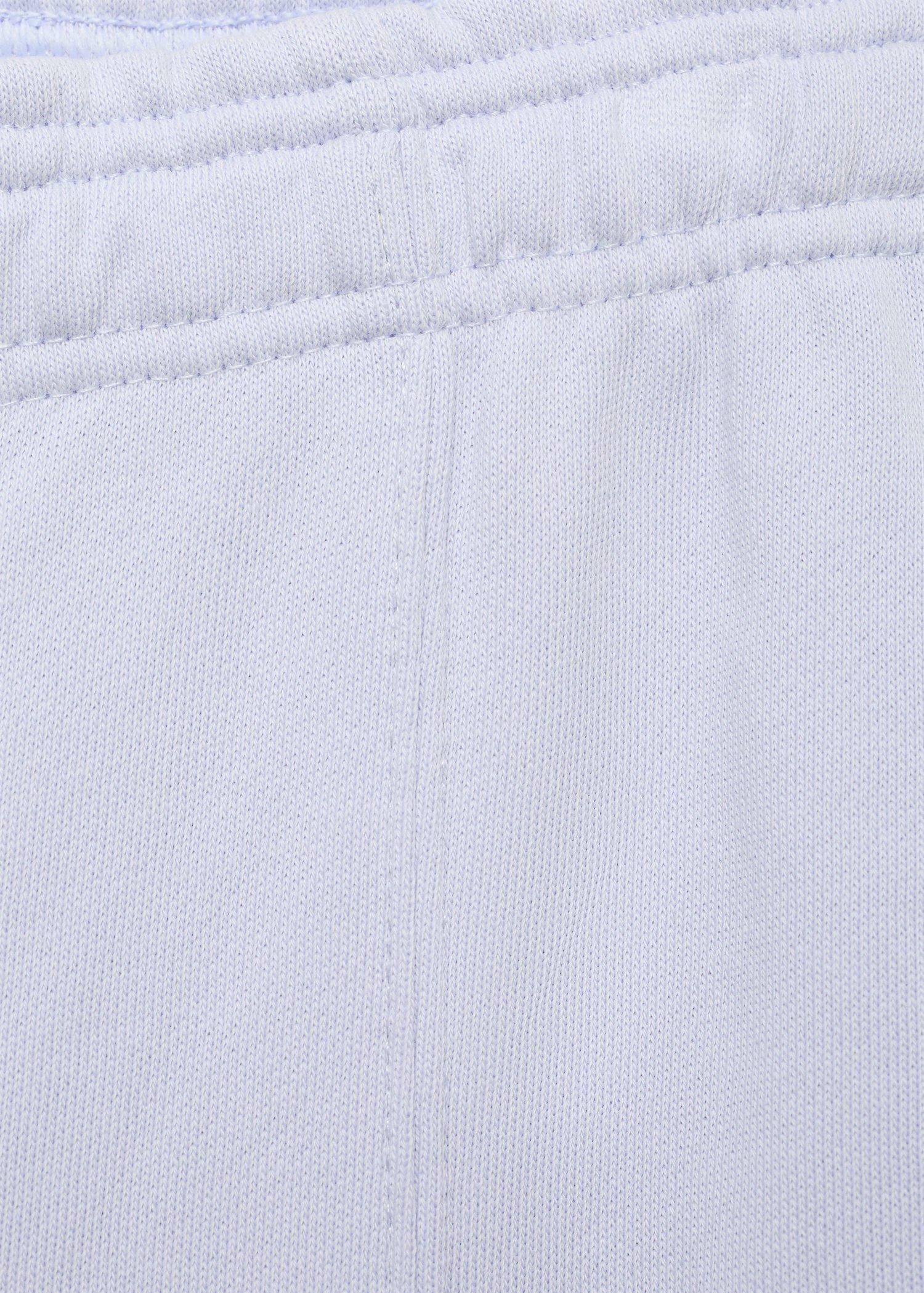 Blue Cotton Joggers With Elastic Waist, Kids Girls, , large image number 2