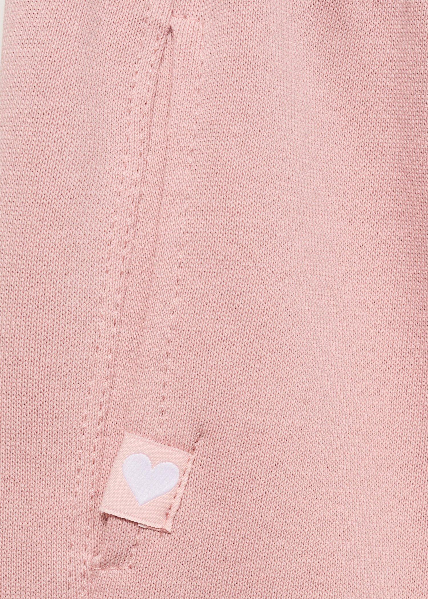 Pink Cotton Joggers With Elastic Waist, , large image number 3
