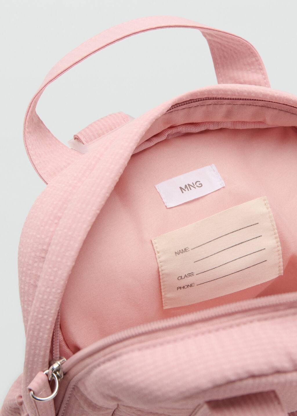 Pink Ballet Backpack, Baby Girls, Light-Pastel Pink, large image number 4