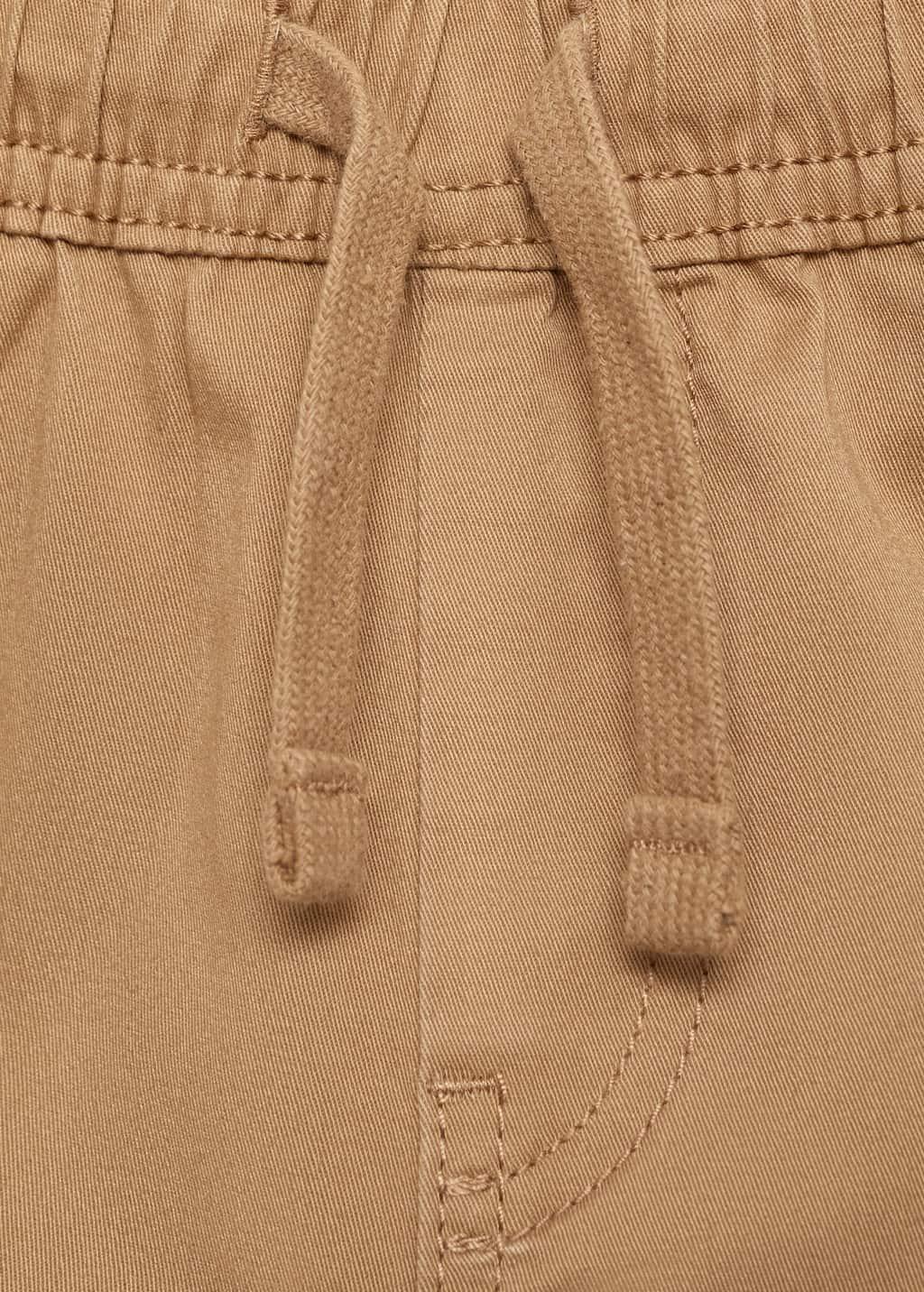 Brown Cotton Cargo Trousers, Kids Boys, , large image number 2