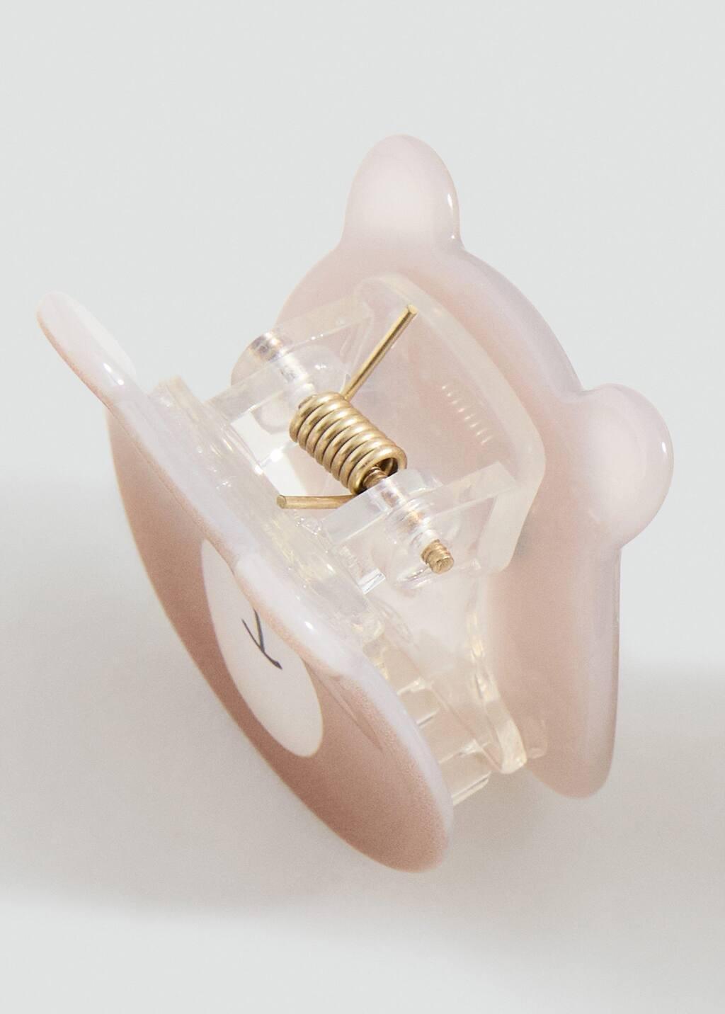 Brown Pack Of 2 Animal Clips, Kids Girl, Medium Brown, medium