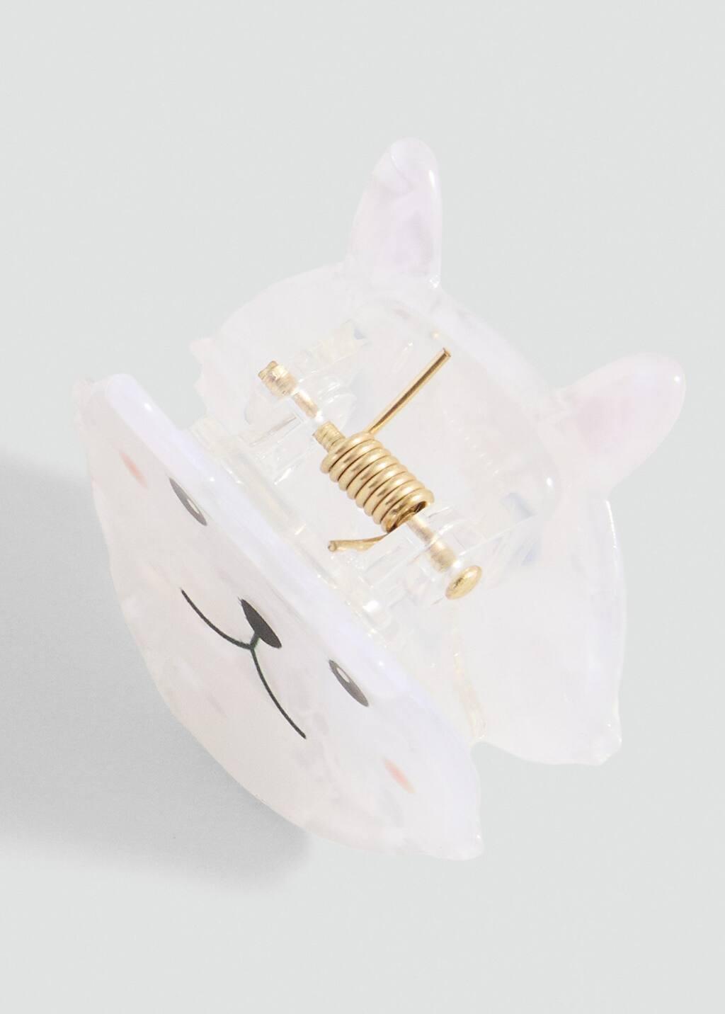 Brown Pack Of 2 Animal Clips, Kids Girl, Medium Brown, medium