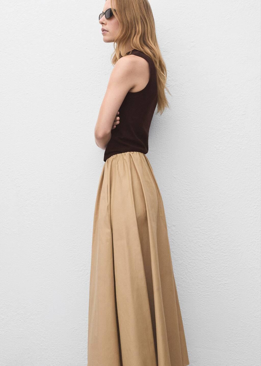 Brown Fine-Knit Top, 0201_32, large image number 2