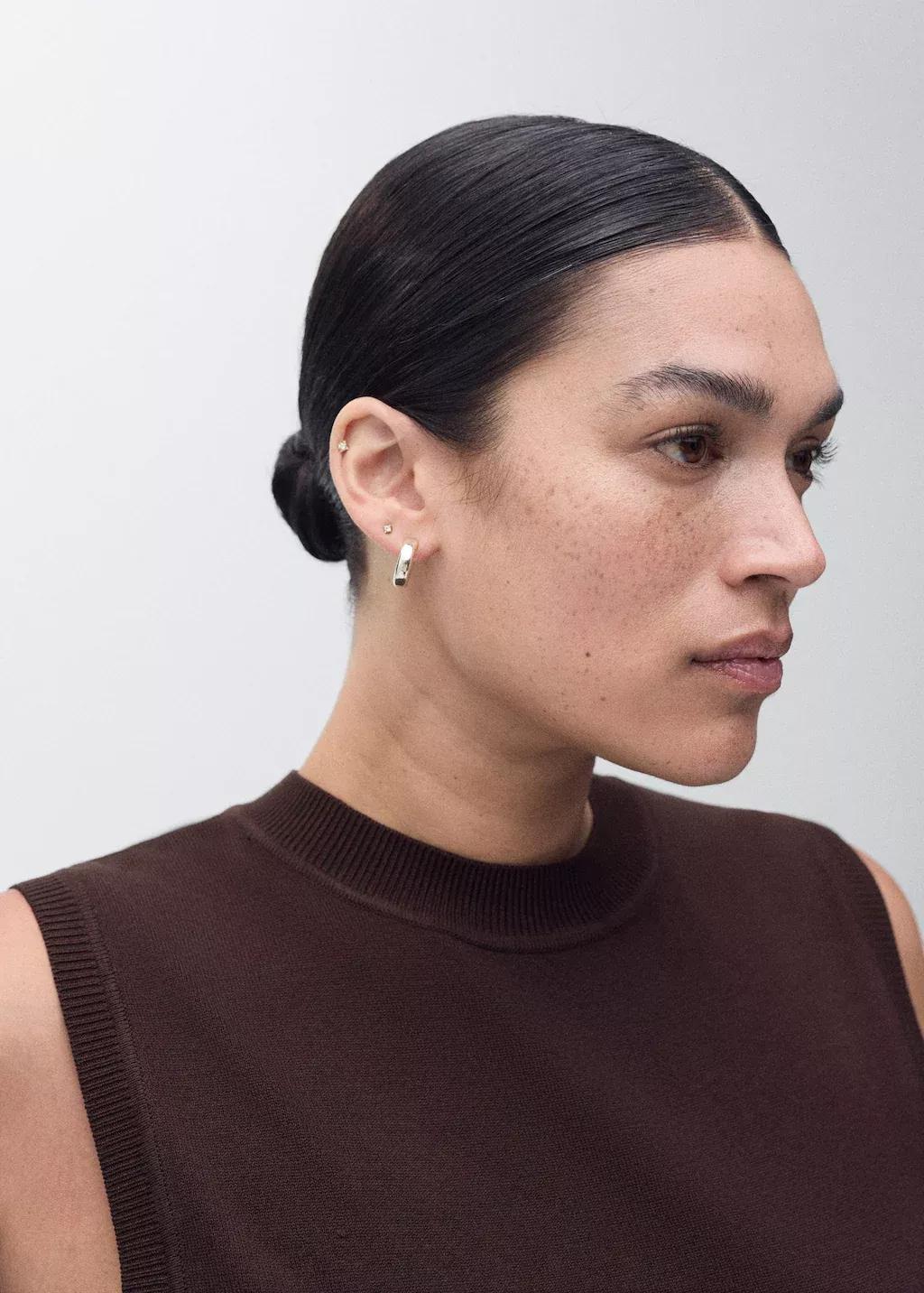 Brown Fine-Knit Top, 0201_32, large image number 5