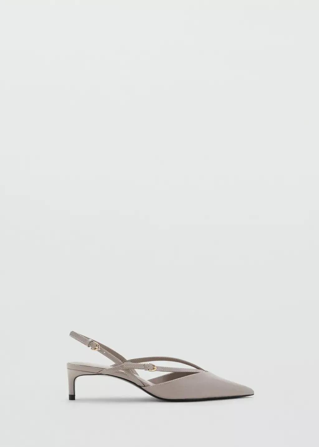 LT PASTEL BROWN Kitten-heeled strappy shoes, Light Pastel Brown, large image number 3
