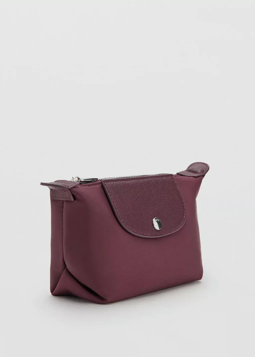 Red Medium Combined Nylon Toiletry Bag, 0201_78, large image number 0