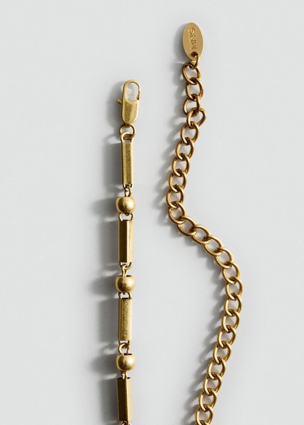 Gold Skinny Metal Belt, , medium