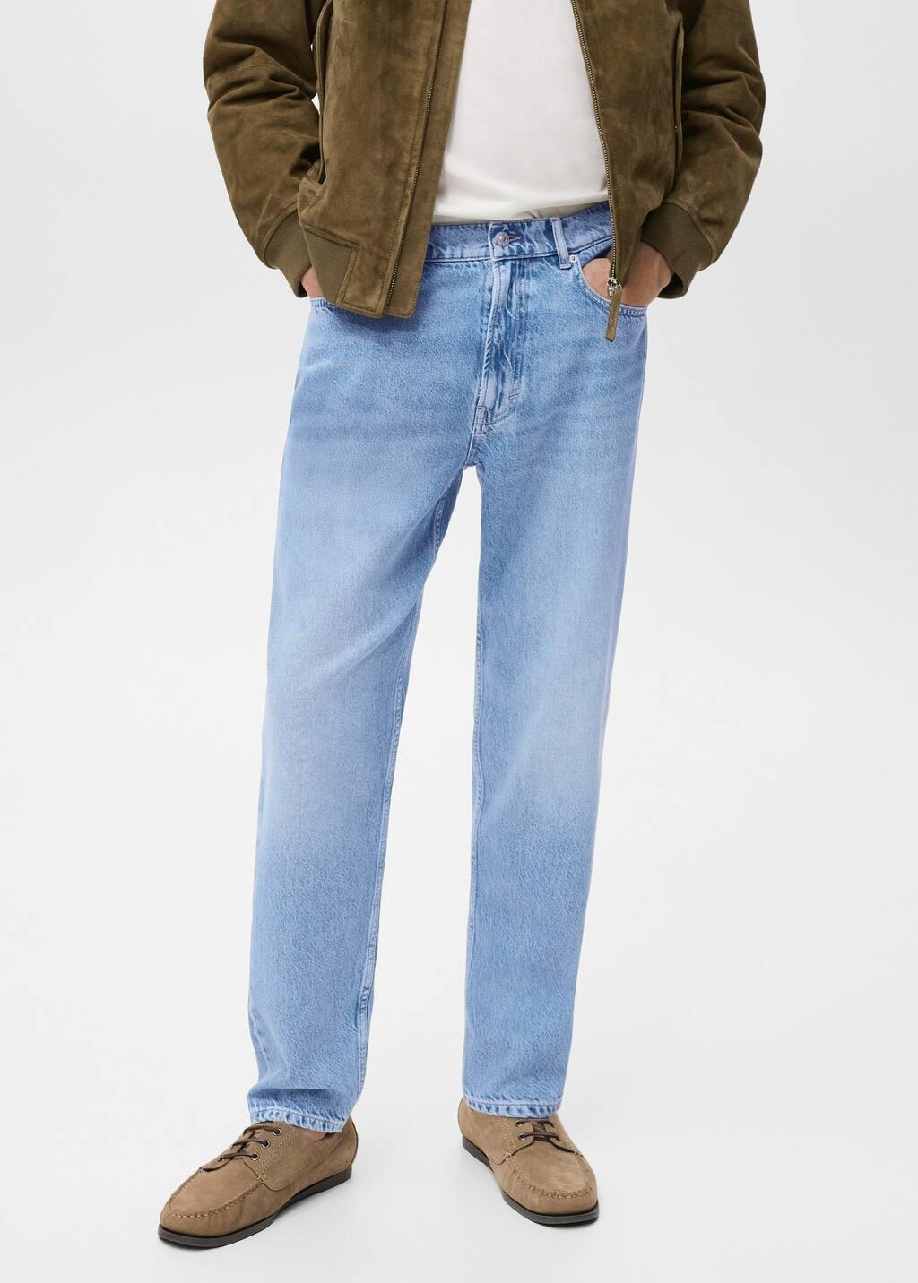 OPEN BLUE Lori tapered-fit jeans, Open Blue, large image number 4