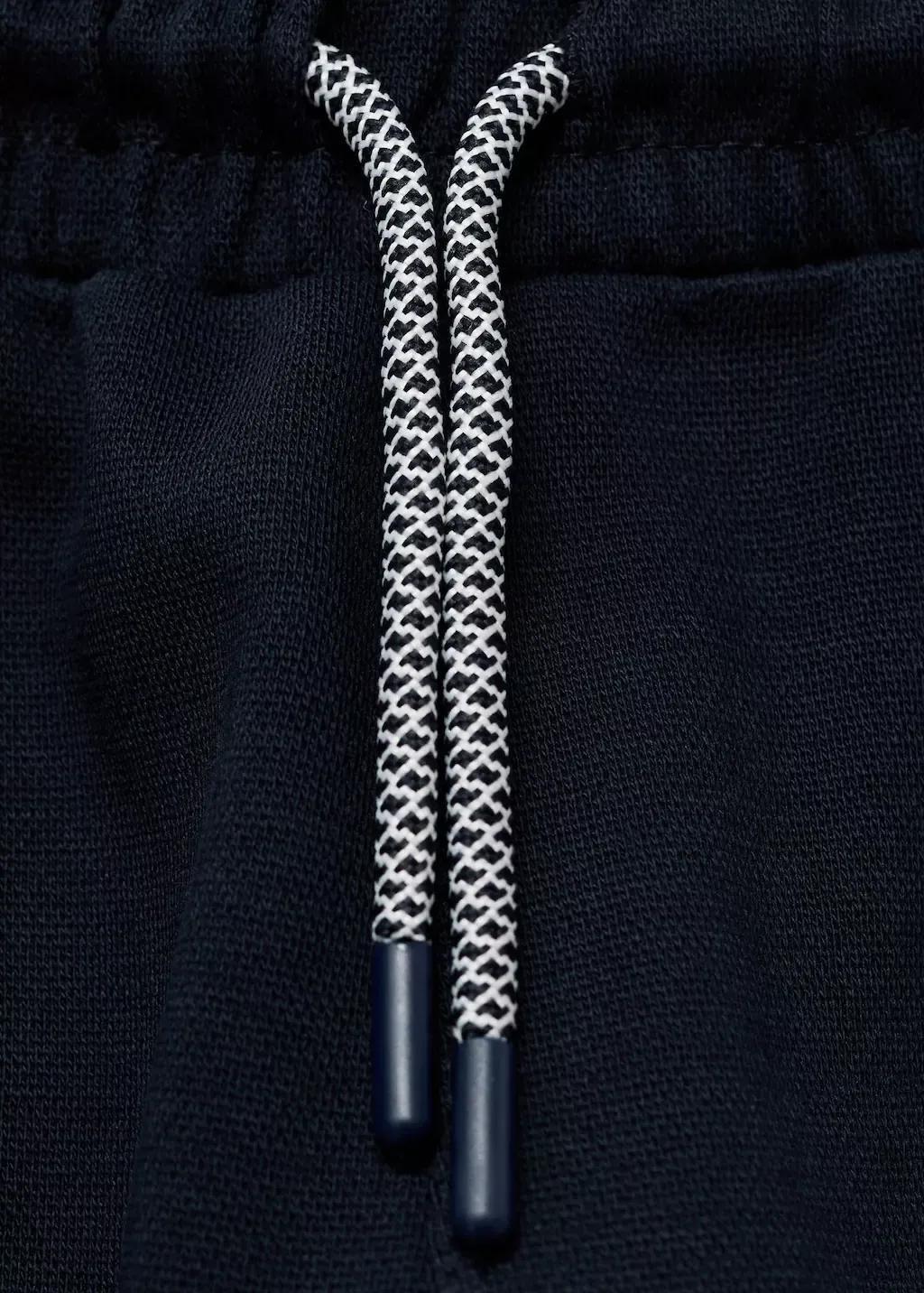 Navy Pique Jogger Trousers, Kids Boys, , large image number 2