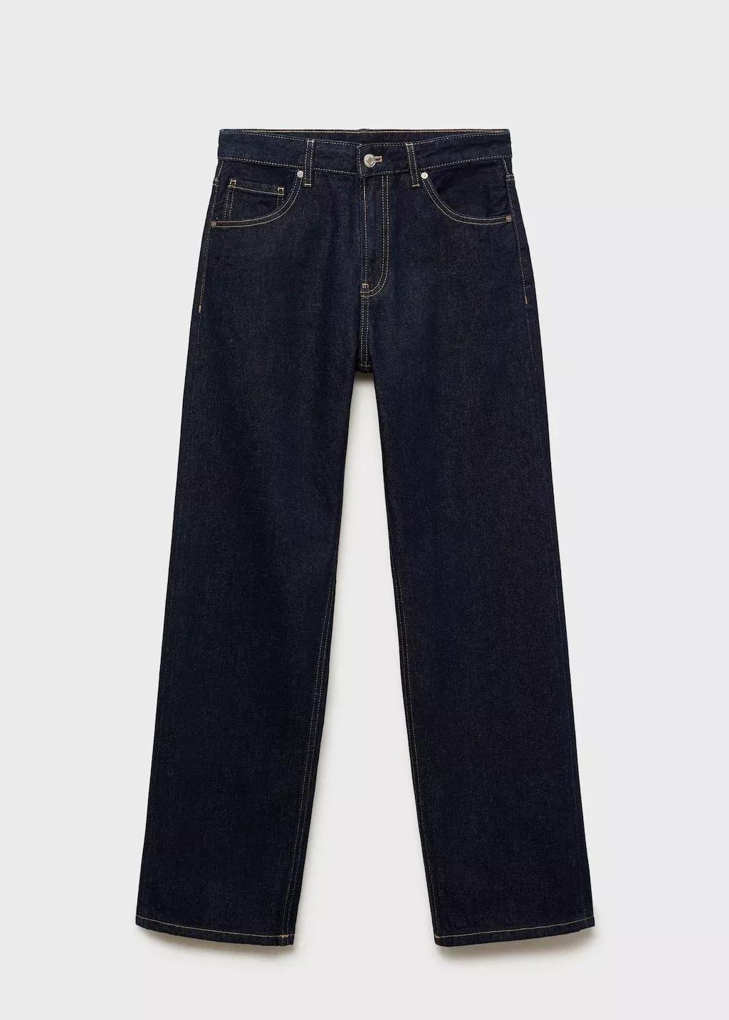 Blue Miami Medium-Rise Straight-Fit Jeans, 0201_TS, large image number 3