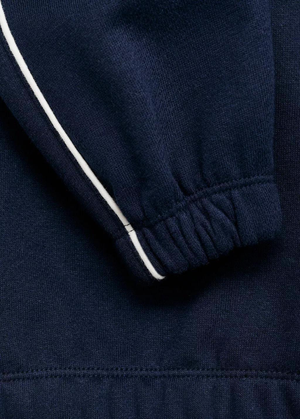 Navy Printed Embossed Sweatshirt, Baby Boy, , large image number 4