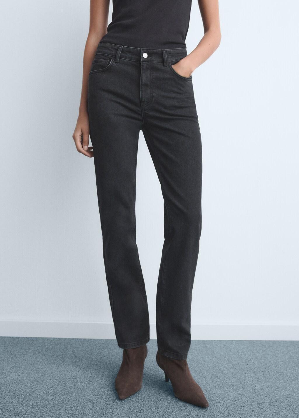 OPEN GREY Slim-fit high-waist jeans, Open Grey, large image number 3