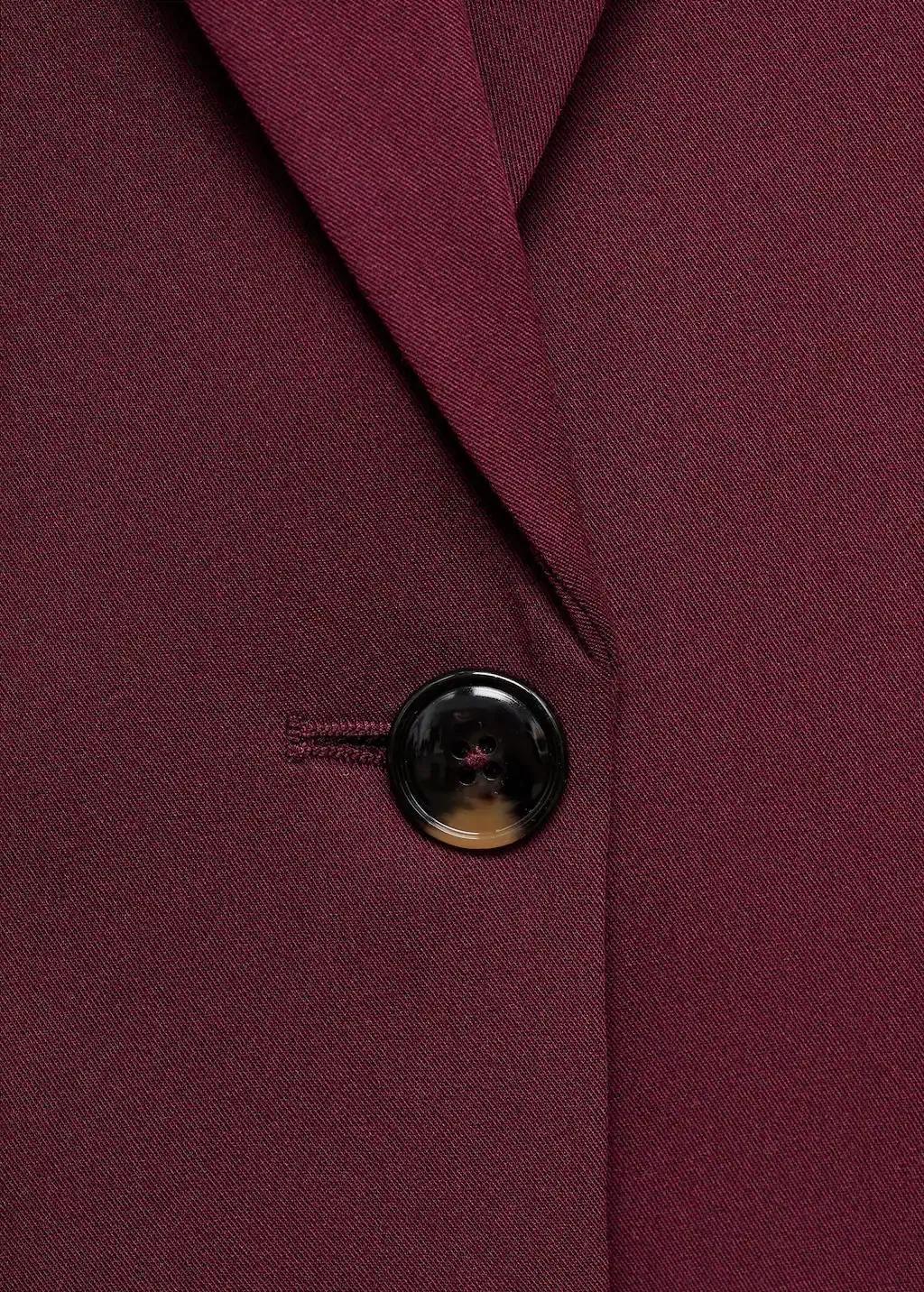 Red Fitted Suit Jacket, , large image number 1