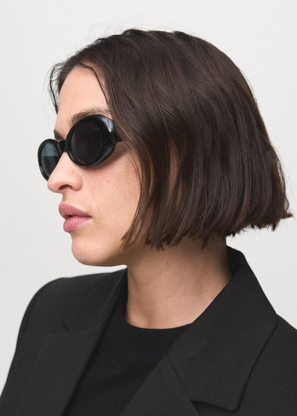 Black Fitted Suit Jacket, , large image number 5