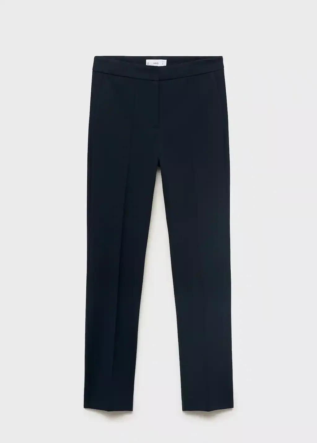 NAVY Straight mid-rise trousers, 0201_69, large image number 3