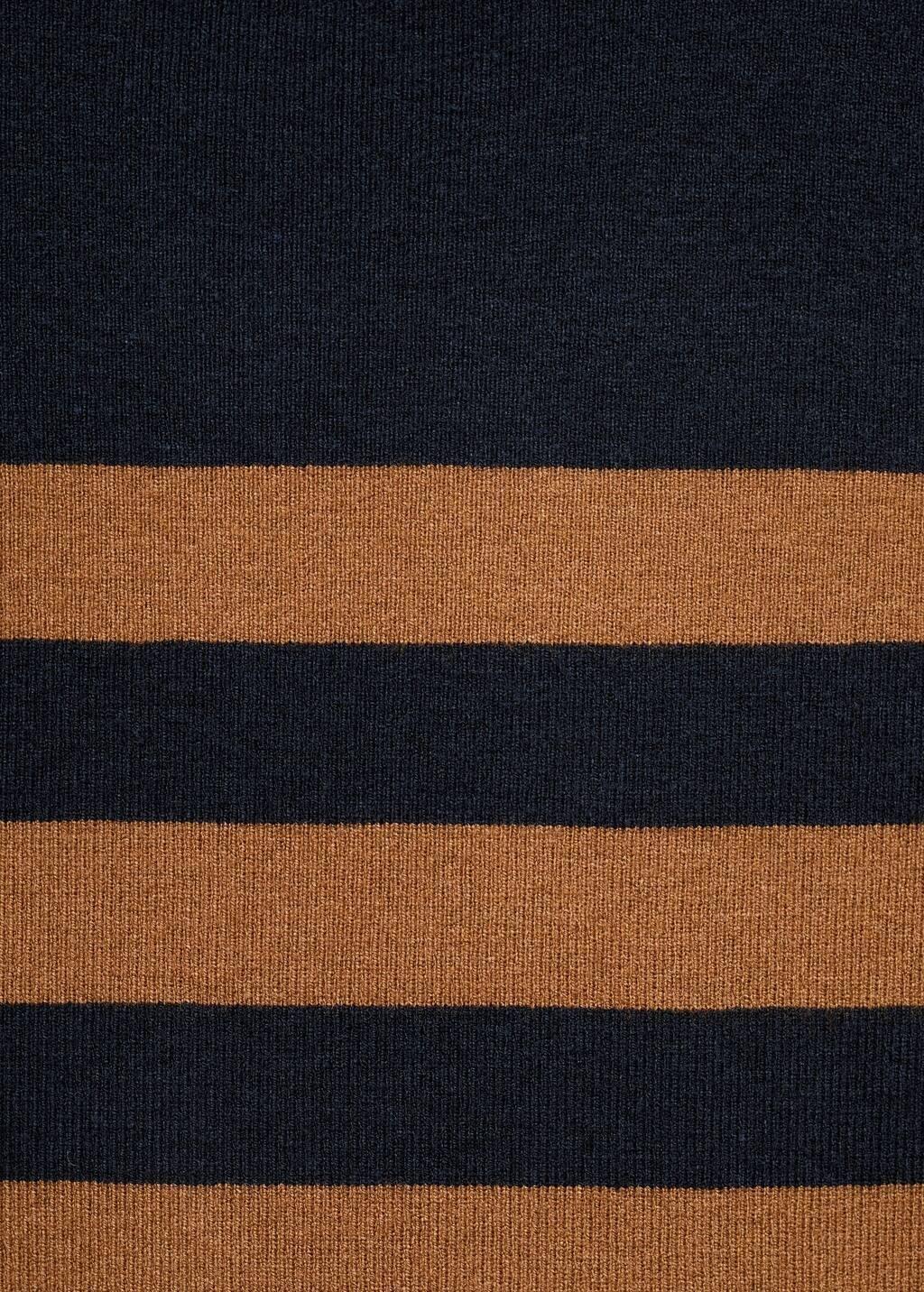 Brown Cardigan With Cuff Opening, Medium Brown, medium