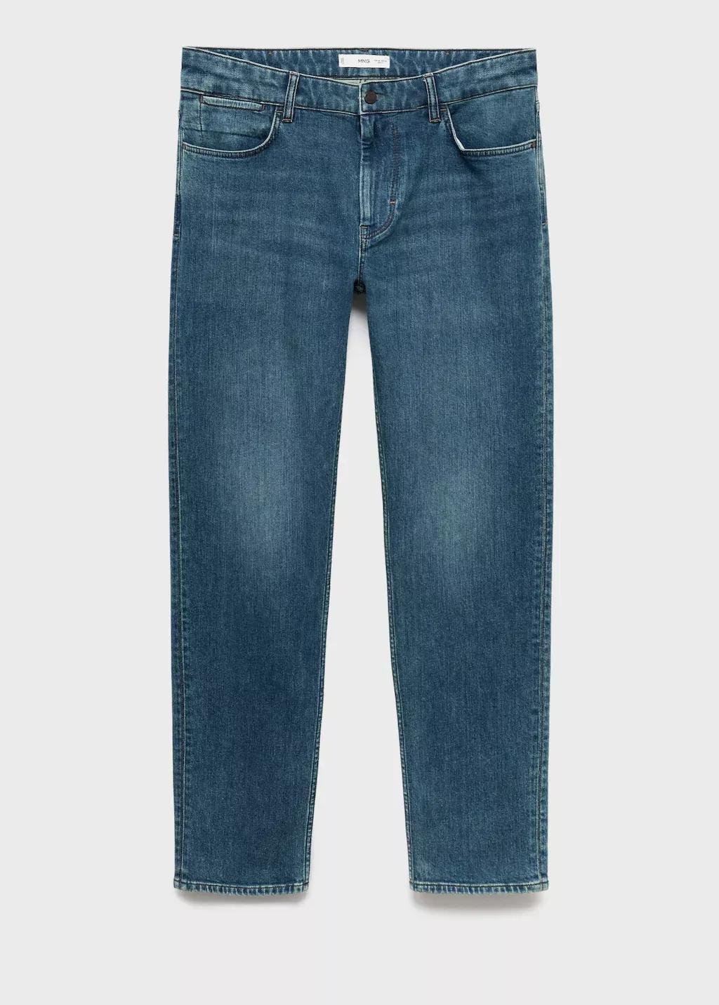 Green Slim Fit Ultra Soft Touch Patrick Jeans, Green, medium