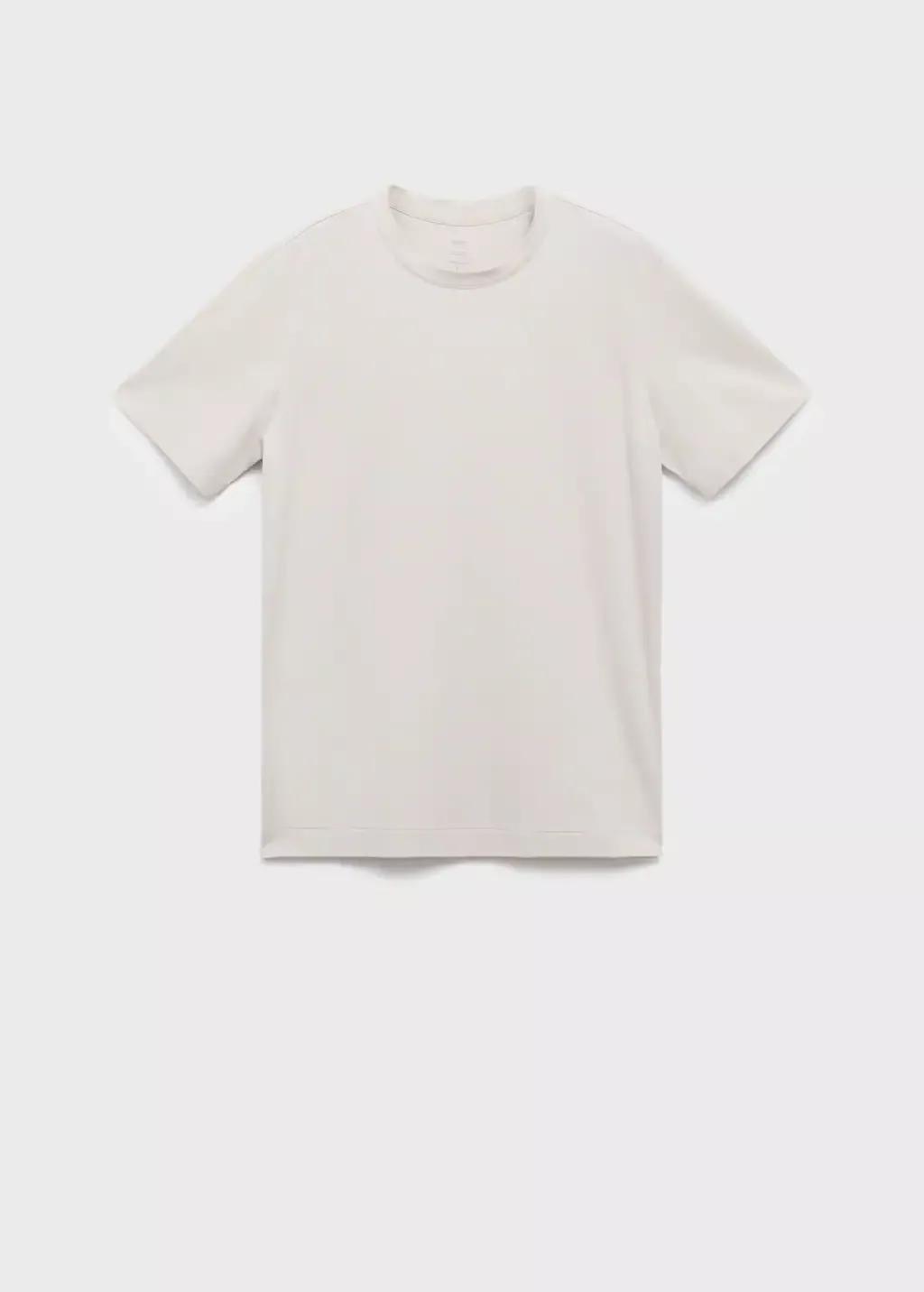 White Regular-Fit Thermolite T-Shirt, Natural White, medium