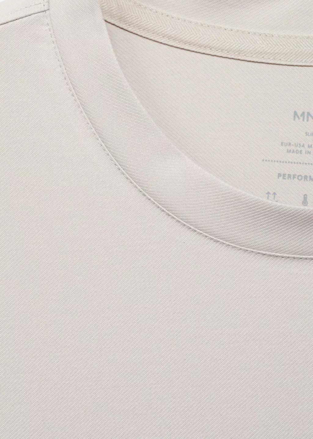 White Regular-Fit Thermolite T-Shirt, Natural White, medium