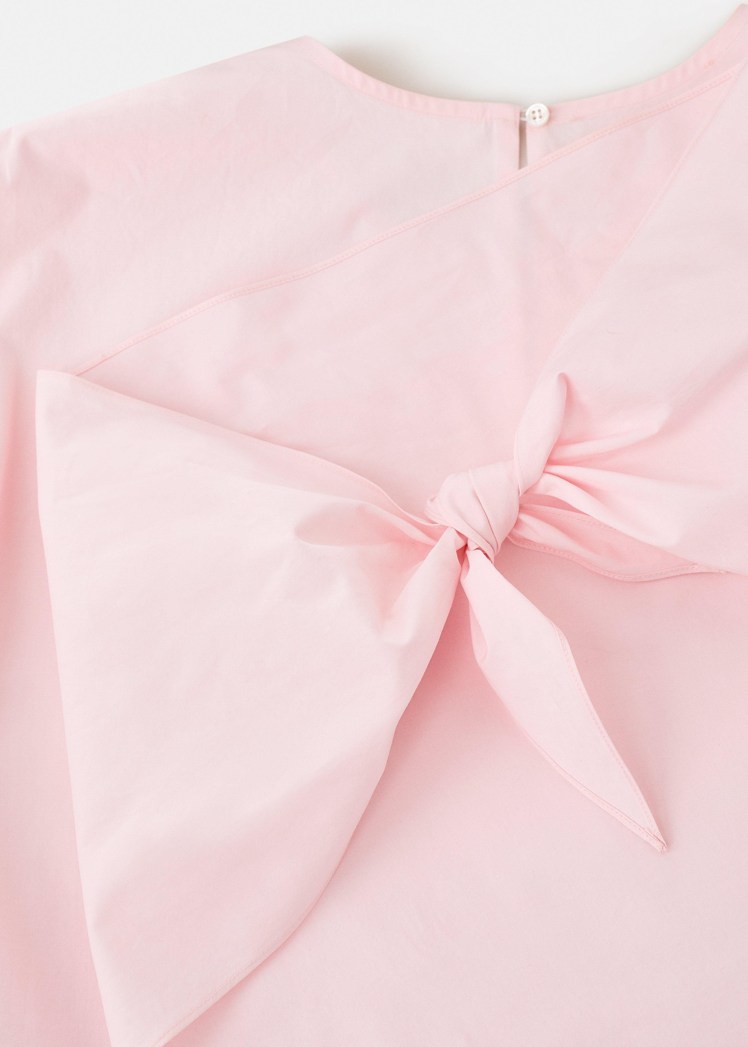 Pink Lt Pastel Poplin Blouse With Handkerchief, , large image number 5