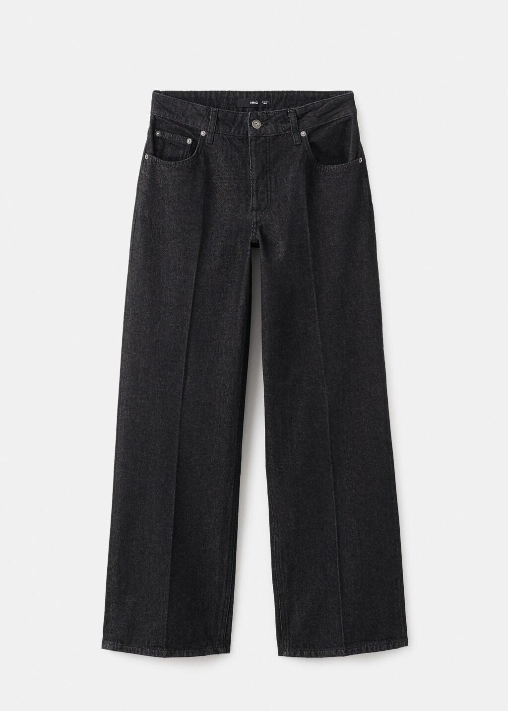 BLACK Straight low-waist jeans, 0201_99, large image number 4