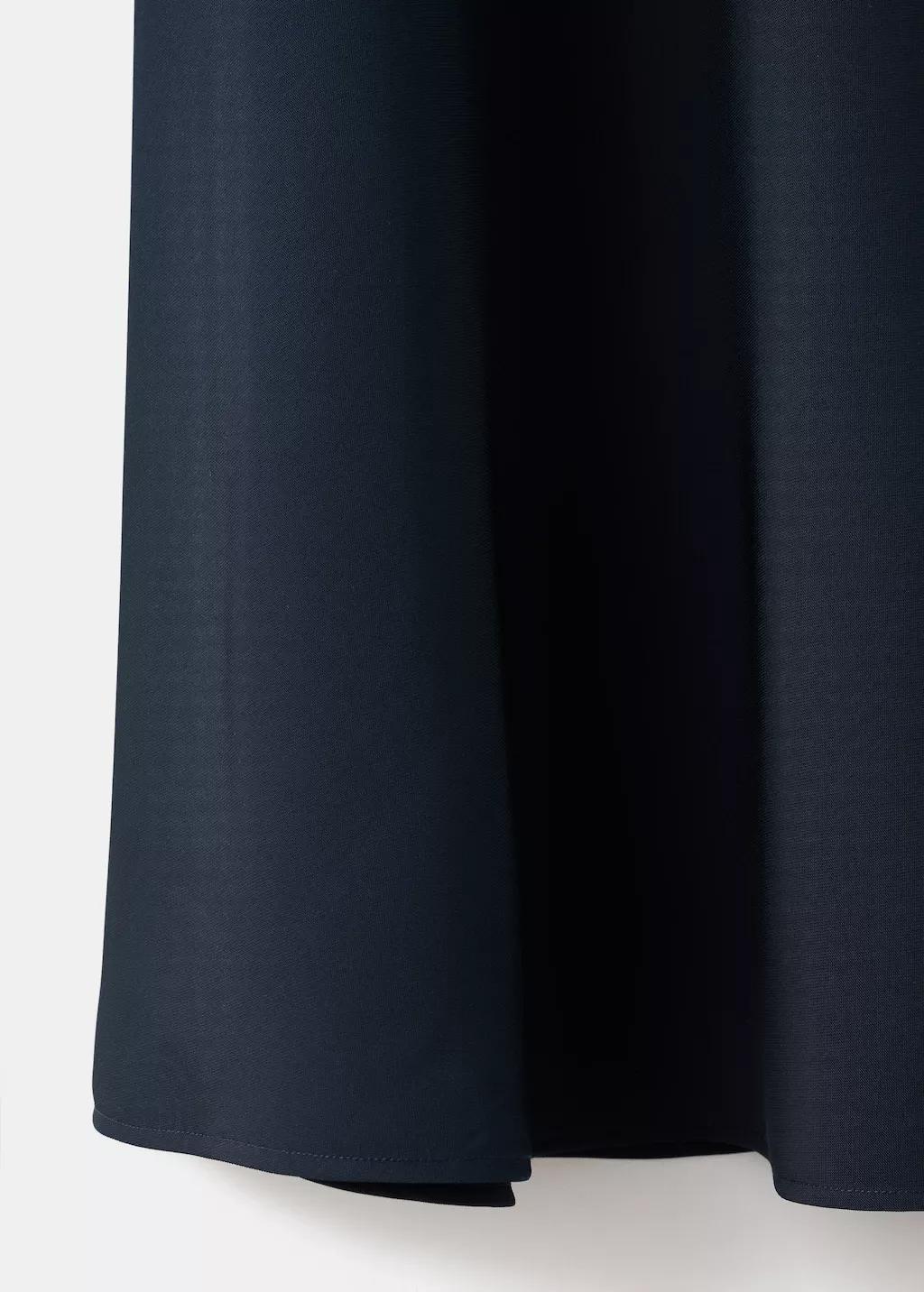Navy A-Line Dress With Asymmetrical Neckline, 0201_56, large image number 5