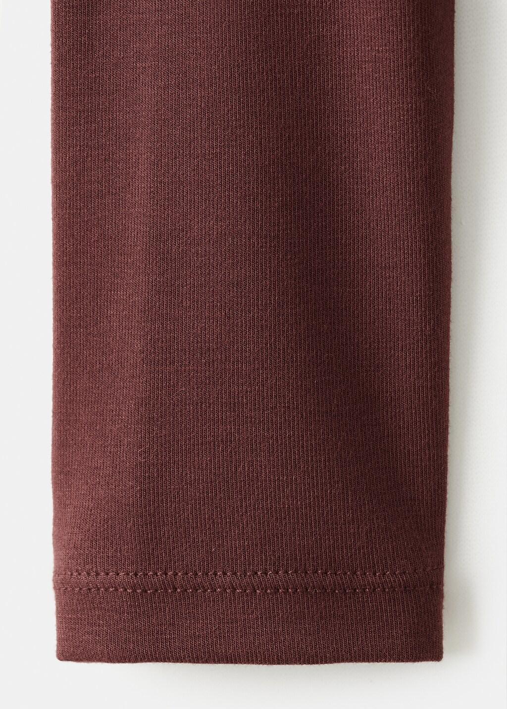 Brown Turtleneck T-Shirt, 0201_30, large image number 5