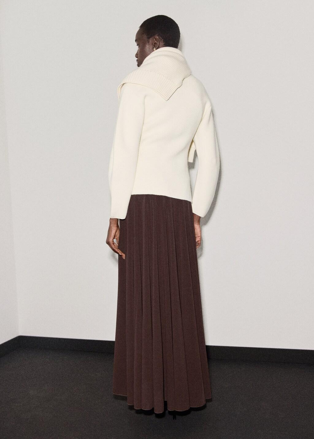 LIGHT BEIGE Knitted jacket with zip, 0201_05, large image number 2