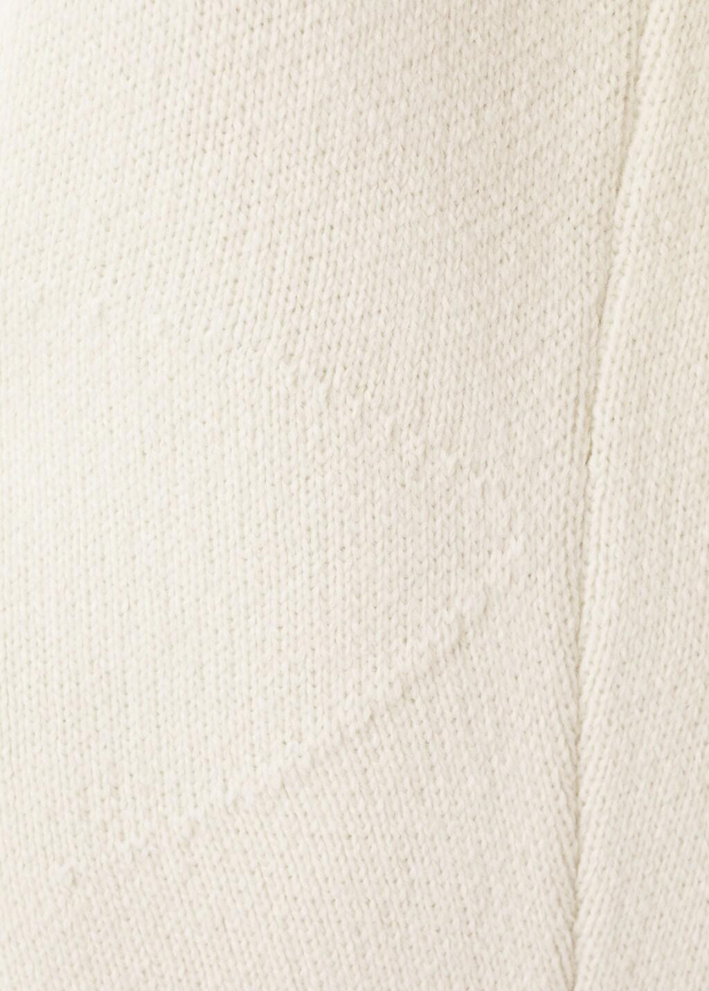 LIGHT BEIGE Knitted jacket with zip, 0201_05, large image number 4