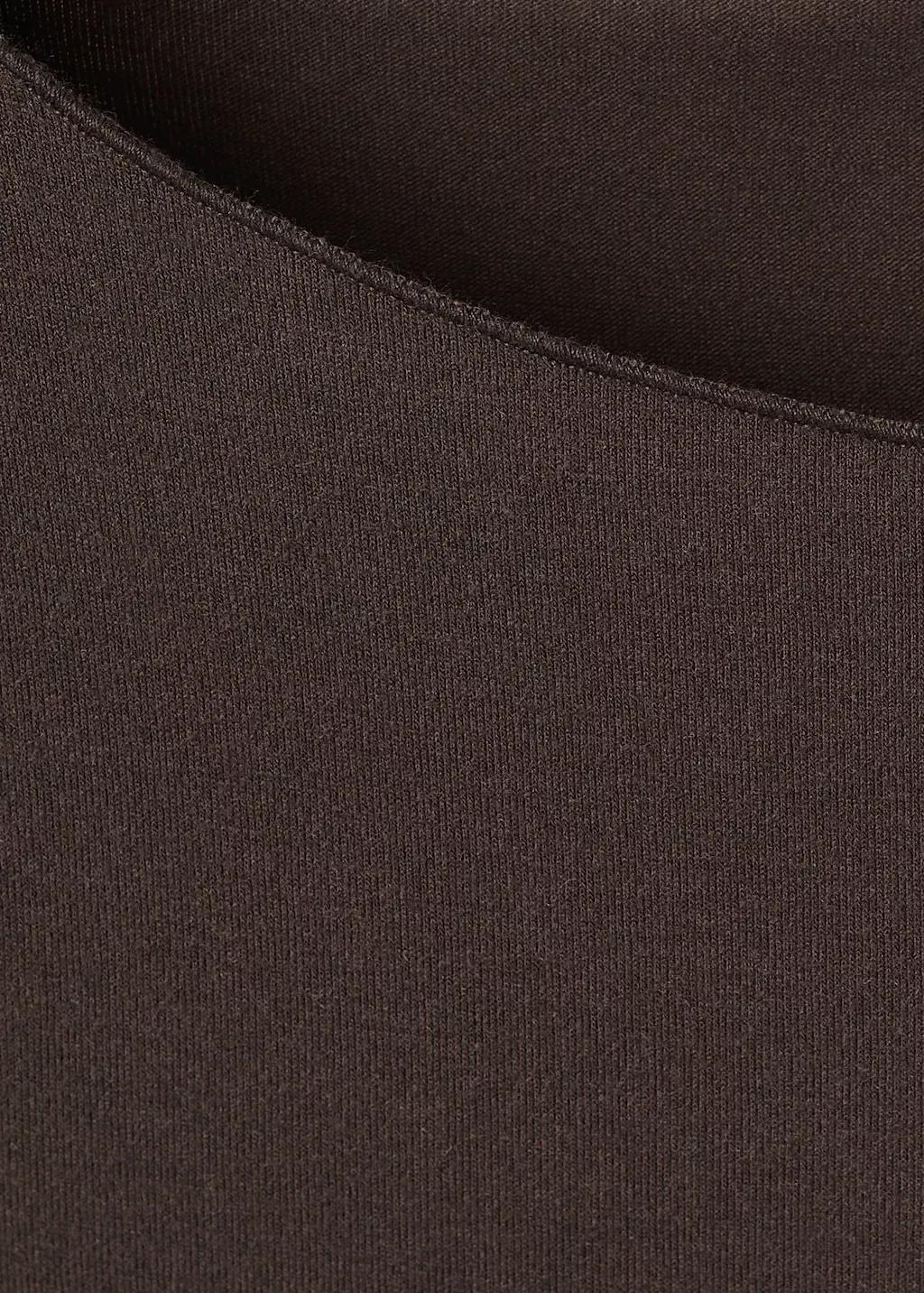 Brown Boat Neck T-Shirt, Brown, large image number 1