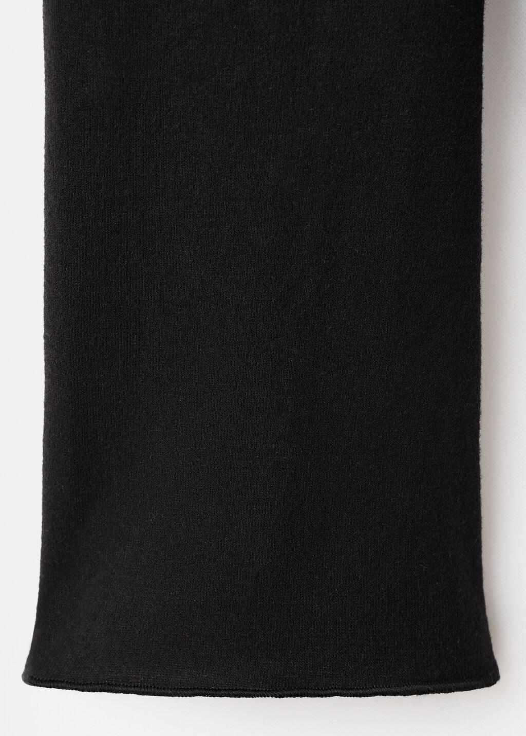 Black Boat Neck T-Shirt, 0201_99, large image number 5