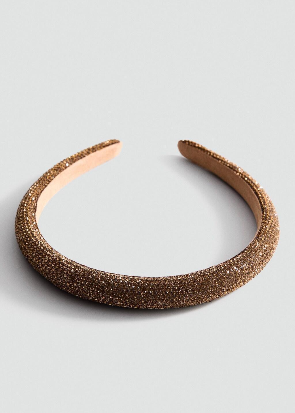 GOLD Crystal headband, 0201_OR, large image number 1