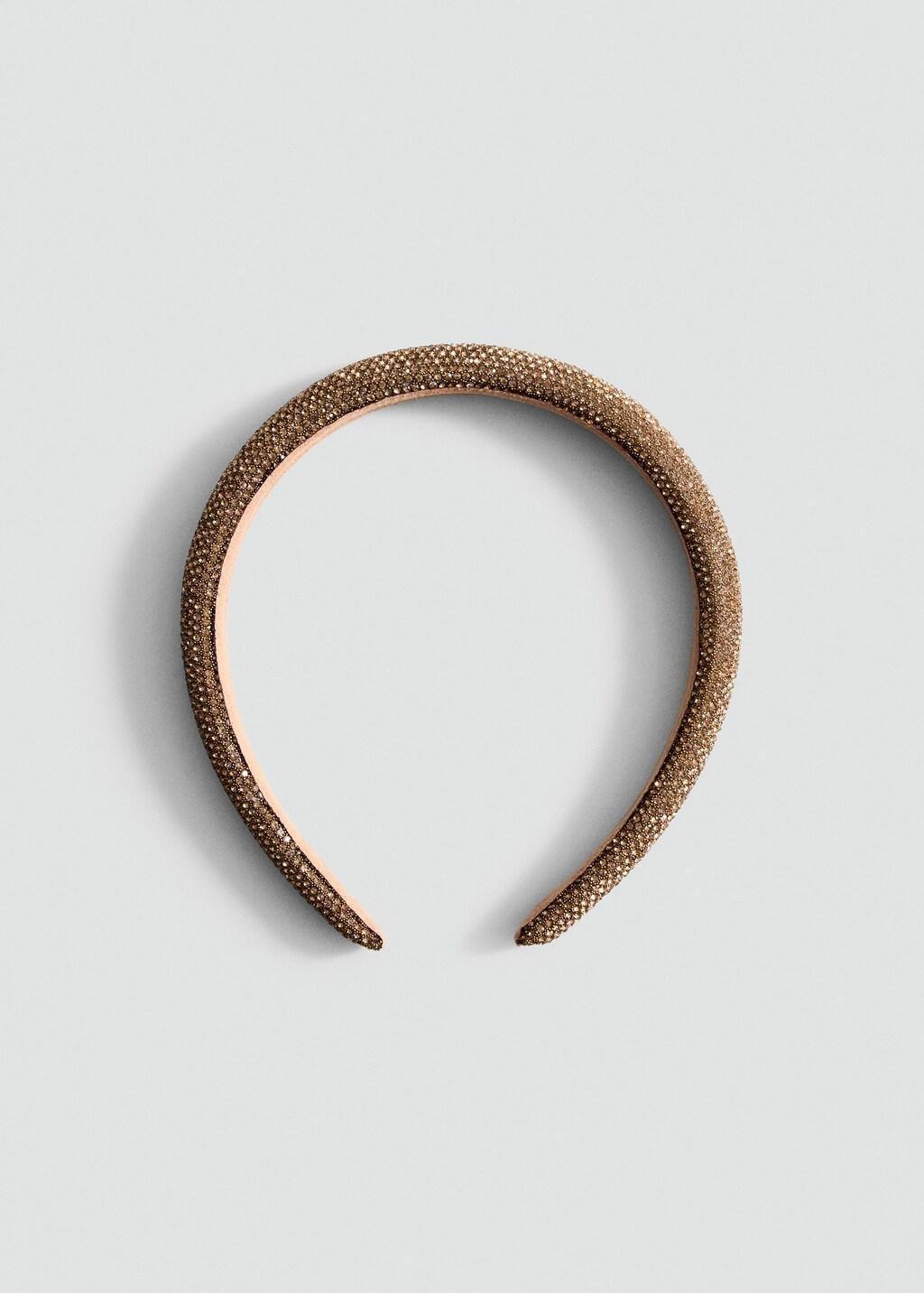 GOLD Crystal headband, 0201_OR, large image number 2