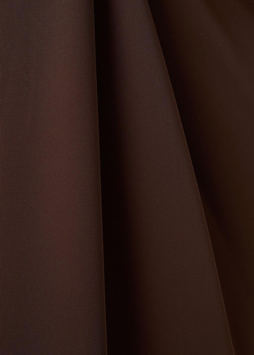 Brown Choker Neck Dress, 0201_30, large image number 1