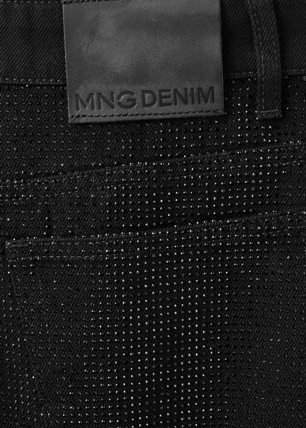 Open Grey Balloon Jeans With Rhinestones, 0201_TN, large image number 4