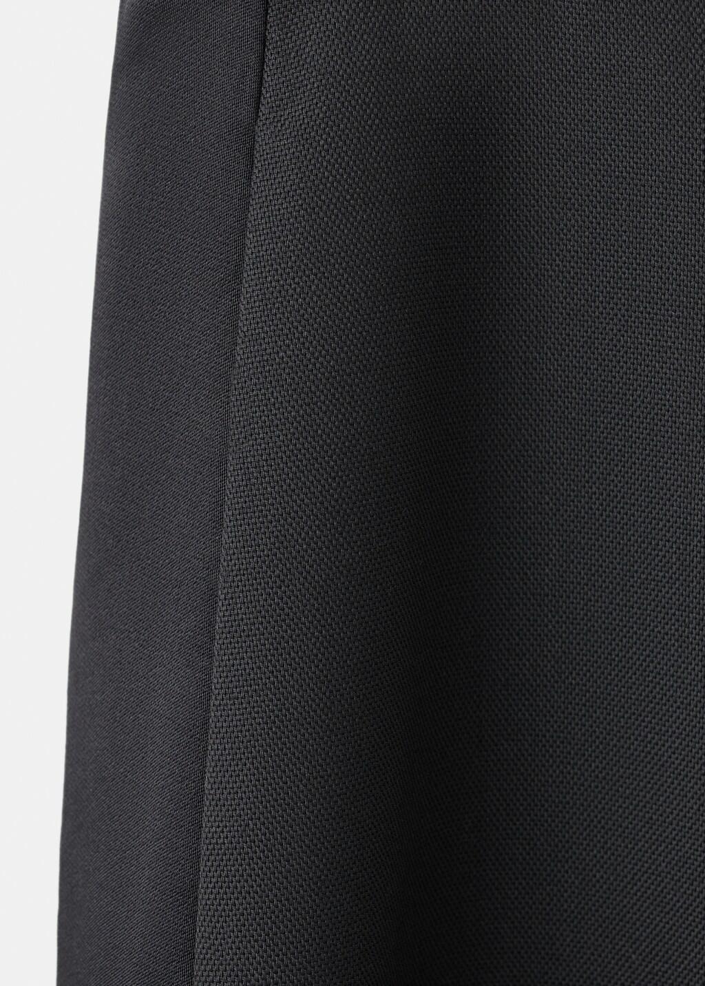 Black Wool-Blend Suit Trousers, Black, large image number 1