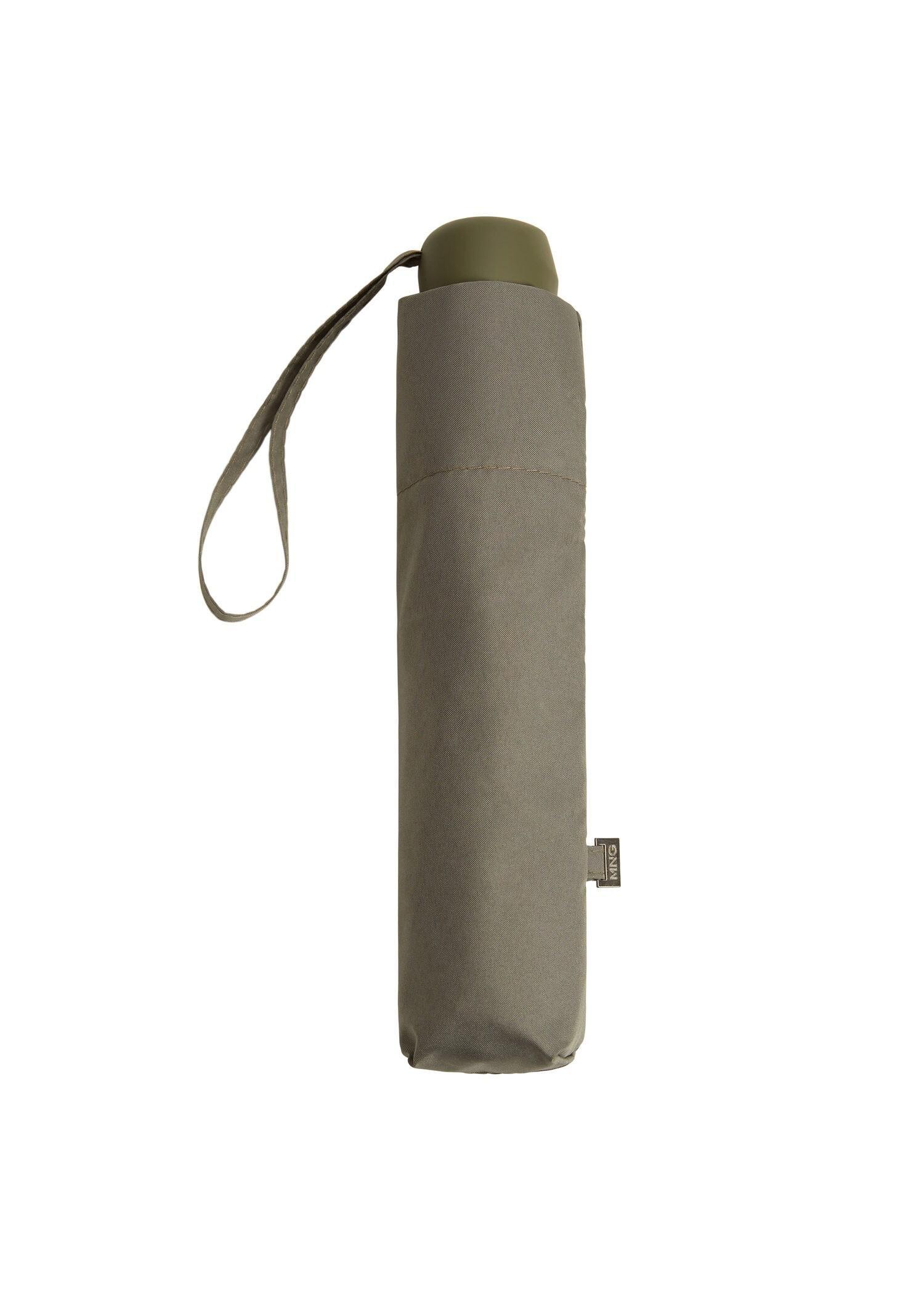 Khaki Plain Folding Umbrella, Women, , large image number 1